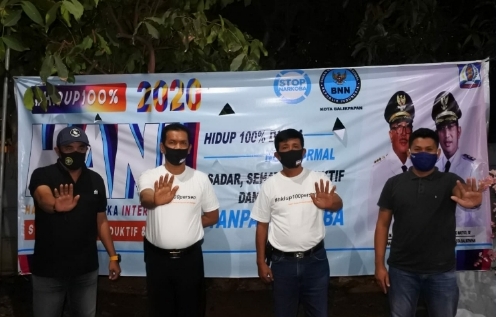 BNNP Kaltim - BNNK Balikpapan Gelar Nonton Bareng Konser Slank HIDUP 100% secara Virtual