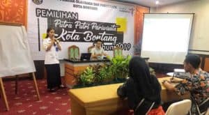 BNNK Bontang - Penyuluhan Bagi Finalis Putra Putri Pariwisata Kota Bontang 2019