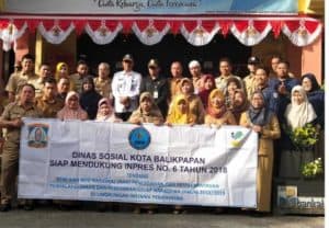 BNNK Balikpapan - Menindaklanjuti Instruksi Presiden Nomor 6 Tahun 2018, Kantor Dinas Sosial Kota Balikpapan  menggelar apel rencana aksi nasional pencegahan dan pemberantasan penyalahgunaan dan peredaran gelap narkotika dan prekursor narkotika.