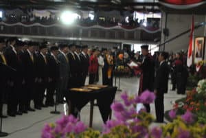 BNNP Kaltim - Ka BNNP Kaltim hadirin pelantikan anggota DPRD kaltim Yang Baru 2019-2024