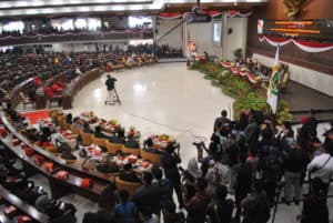 BNNP Kaltim - Ka BNNP Kaltim hadirin pelantikan anggota DPRD kaltim Yang Baru 2019-2024