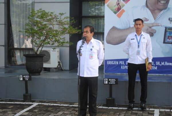 BNNP  -  Provinsi Kalimantan Timur  Menggelar Apel Bersama Seluruh Aparatur Sipil Negara (ASN) Setelah Melakukan Cuti Bersama Tahun 2019.