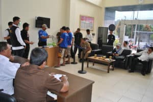 BNNP Kalimantan Timur - pemusnahan tersebut dilakukan dengan memakai alat blender, barang bukti kejahatan narkoba itu dilakukan uji laboratorium