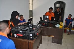 BNNP kaltim - Lakukan Perekaman data dan identifikasi Terhadap 18 tahanan BNNP Kaltim & 2 orang tahanan BNNK Samarinda.