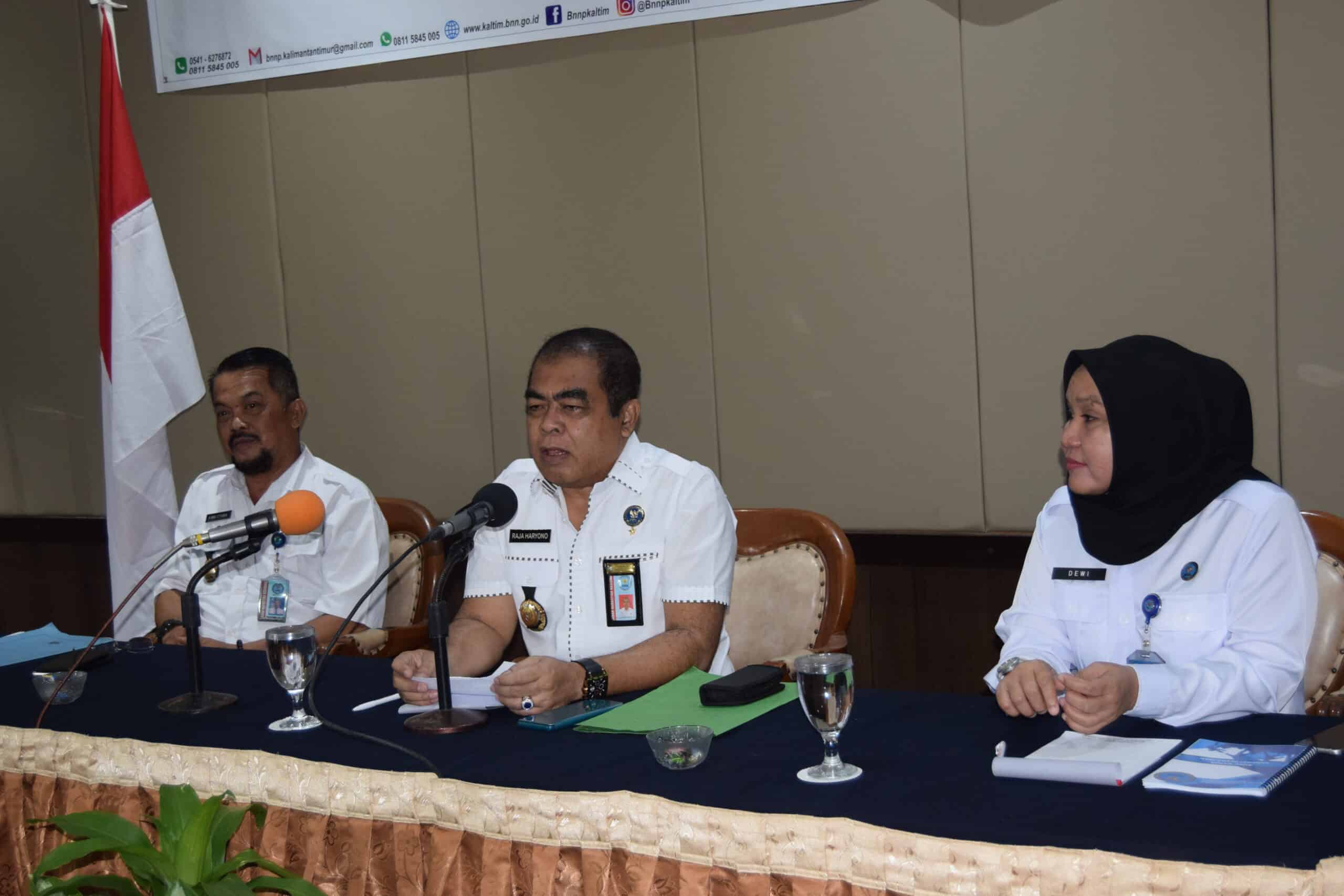 BNNP Kaltim - Rapat koordinasi Pascarehabilitasi pengenalan Layanan agen pemulihan Dalam Program Intervensi Berbasis Masyarakat BNNP Kaltim - Rapat koordinasi Pascarehabilitasi pengenalan Layanan agen pemulihan Dalam Program Intervensi Berbasis Masyarakat
