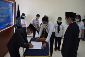 BNNP Kalimantan Timur - Pelantikan dan pengambilan sumpah Jabatan Fungsional Penyuluh Narkoba, Tenaga Kesehatan Dan Dokter muda dilingkungan BNNP Kaltim, BNNK Balikpapan serta BNNK Samarinda .