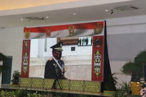 BNNP Kaltim - (HUT) Ke-75 Hari Ini, Tak Seperti Peringatan Di Tahun-Tahun Sebelumnya Yang Digelar Meriah Di Lokasi Terbuka Dengan Mengundang Warga, Kali Ini Peringatan Digelar Secara Virtual Di Istana Negara, Mengingat Situasi Pandemi COVID-19 (Corona).