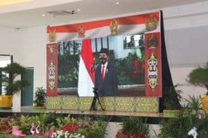BNNP Kaltim - (HUT) Ke-75 Hari Ini, Tak Seperti Peringatan Di Tahun-Tahun Sebelumnya Yang Digelar Meriah Di Lokasi Terbuka Dengan Mengundang Warga, Kali Ini Peringatan Digelar Secara Virtual Di Istana Negara, Mengingat Situasi Pandemi COVID-19 (Corona).