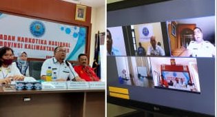 BNNP Kalimantan Timur - Ka.BNNP selain penanganan Covid -19 Ka.BNNP Kaltim juga memberikan arahan untuk kegiatan penyuluhan P4GN dilaksanakan secara mobile.