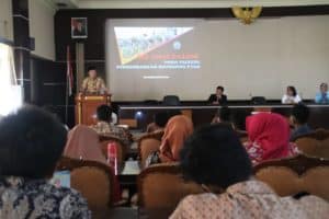 BNNP Kaltim - Pencegahan dan Pemberantasan, Penyalahgunaan dan Peredaran Gelap Narkoba (P4GN) kepada masyarakat BNNP Kalimantan Timur,  memberikan  workshop pengembangan kapasitas P4GN di lingkungan masyarakat Kabupaten Berau.