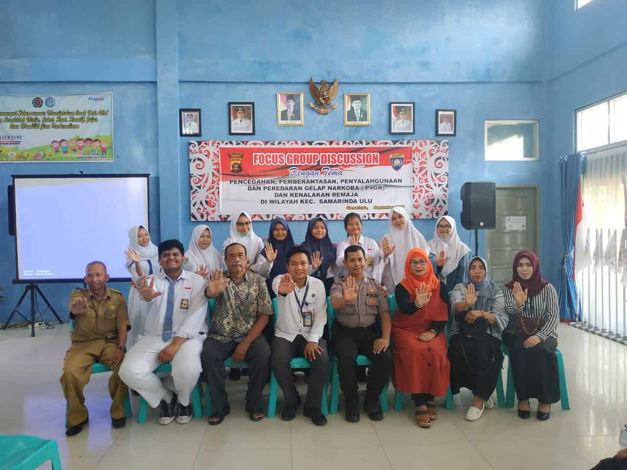 BNNK Samarinda - Focus Grup Discussion Dengan Tema " Pencegahan Pemberantasan Penyalahgunaan dan Peredaran Gelap Narkoba (P4GN) dan Kenakalan Remaja di Wilayah Kecamatan   samarinda ulu .