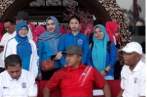 BNNK Samarinda - Kegiatan Fun Walk Astra Group Samarinda  dalam rangka Hari Olahraga Nasional dan HUT Lalu Lintas Bhayangkara ke-74 Tahun 2019,