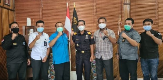 BNNP Kaltim - BNNK Samarinda Sambangin Kantor Bea Cukai Samarinda, Bahas P4GN .