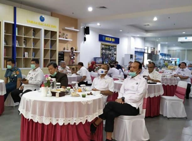 BNNP Kaltim - BNN RI Gandeng Institusi Lain Guna mengoptimalisasikan Pelaksanaan TAT Dan Efektifitas Pelayanan Konsultasi Hukum, Dalam coffee morning .