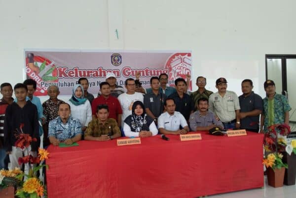BNNK  – Meningkatkan Kesadaran Warga Kelurahan Guntung Kecamatan Bontang Utara  Akan Bahaya Narkoba .