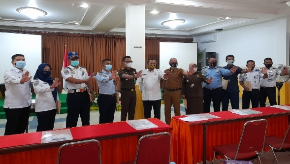 BNNP Kaltim - BNNK Bontang Gelar Kegiatan Bimbingan Teknis Penggiat Anti Narkoba Instansi Pemerintah yang berlangsung selama dua hari Tanggal 02 & 03 November 2020 di Hotel Tiara Surya .