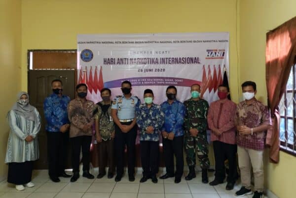 BNNP Kaltim - HANI 2020 menjadikan sinergitas Pemerintah kota Bontang beserta Forkopimda termasuk BNN dan masyarakat untuk ikut berpartisipasi Dalam Memberantas Narkoba