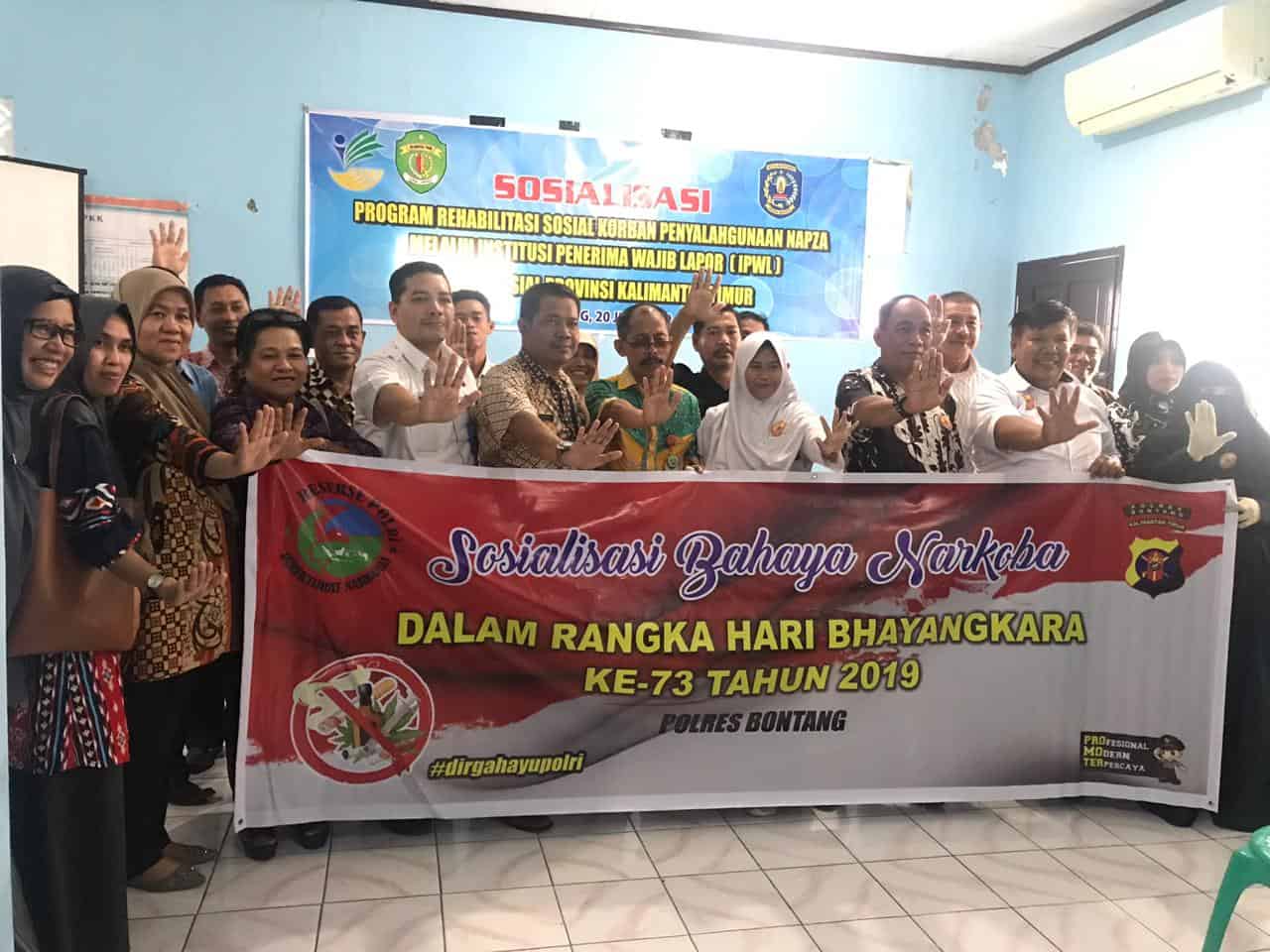 BNNP Kaltim – BNNP Kaltim Dan Dinas Sosial Provinsi Kalimantan Timur melakukan Sosialisasi Institusi Penerima Wajib Lapor (IPWL). B/ 142 / Humas BNNP Kaltim/ BU.02.05 / VI / 2019. BNNP Kaltim – BNNP Kaltim Dan Dinas Sosial Provinsi Kalimantan Timur melakukan Sosialisasi Institusi Penerima Wajib Lapor (IPWL). B/ 142 / Humas BNNP Kaltim/ BU.02.05 / VI / 2019.