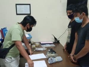 BNNP Kaltim - Ganja Tak Mengenal Corona Buktinya Dua Orang Ini MFM dan AEJ, Nekad Beli Ganja Dari Sumatra