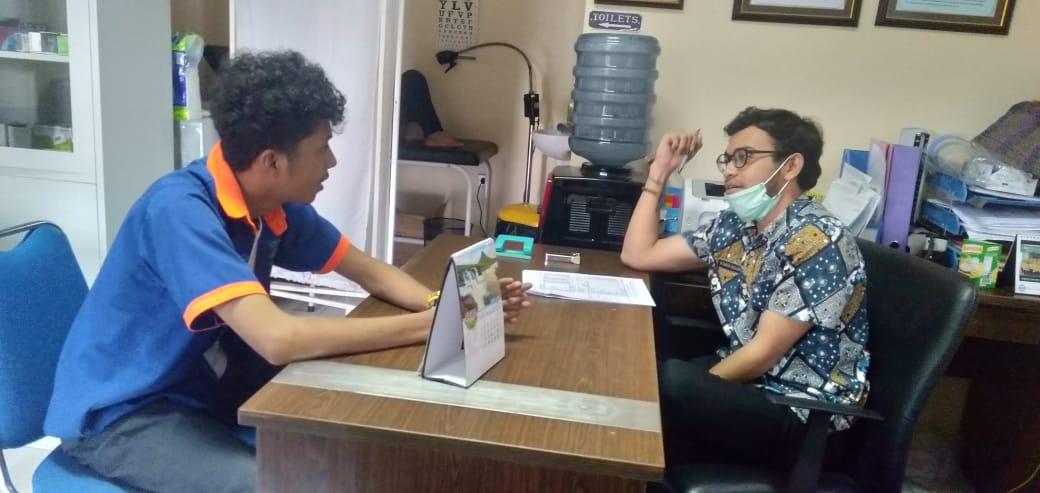 BNNP Kalimantan Timur - lakukan kegiatan asesmen dan screening covid-19 terhadap 1 orang klien limpahan dari Bidang Pemberantasan BNNP Kaltim, Berinisial FM usia 23 th