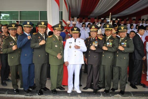 BNNP Kaltim - Puncak peringatan HUT ke 74 Republik Indonesia digelar di Gor Sempaja Samarinda , Sabtu (17/8).