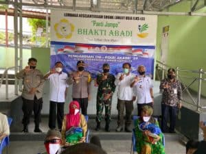 BNNP Kaltim - Turut Berikan Dukungan Alumnus Akabri 89 Gelar Bakti Sosial, Di panti disabilitas dan panti jompo Bhakti Abadi, akibat terkena Imbas Virus Corona.