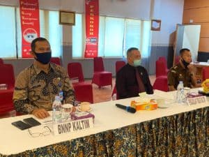 BNNP KALTIM - Sinergitas antar instansi penegak hukum baik dari BNNP, Kepolisian, Kejaksaan, Pengadilan, dan Kementerian Hukum dan HAM sangat berperan penting dan perlu dibangun