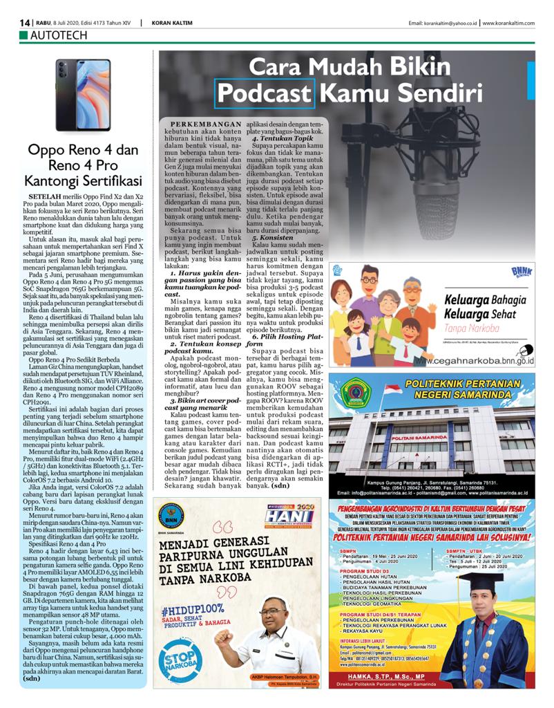 BNNP Kaltim - media massa memiliki peran penting dalam hal pencegahan penyalahgunaan narkoba, kami mengajak media massa bisa menginformasikan kepada masyarakat bahaya dan resiko P4GN,”