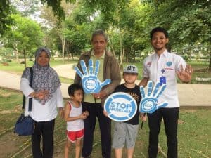 BNNP Kaltim  – Samarinda – Sosialisasi Bahaya Penyalahgunaan Narkoba dilokasi taman Samarendah dilaksankan  Kamis  Tanggal  4 Juli 2019.