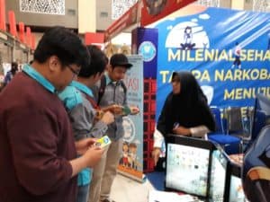 BNNK Samarinda - Badan Nasional Narkotika (BNN) Kota Samarinda,  turut berpartisipasi dalam Kaltim  Expo 2019 di Area Pameran  Convention Hall Stadion Madya Sempaja , Jln A Wahid Hasyim Samarinda, Dihari pertama pelaksanaan Ekspo stand BNNK Samarinda mendapat  antusiasme dari Para pengunjung stand yang ingin mengerti dan  lebih   banyak  tentang  permasalahan Narkoba .