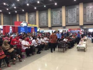 BNNK Samarinda - Badan Nasional Narkotika (BNN) Kota Samarinda,  turut berpartisipasi dalam Kaltim  Expo 2019 di Area Pameran  Convention Hall Stadion Madya Sempaja , Jln A Wahid Hasyim Samarinda, Dihari pertama pelaksanaan Ekspo stand BNNK Samarinda mendapat  antusiasme dari Para pengunjung stand yang ingin mengerti dan  lebih   banyak  tentang  permasalahan Narkoba .