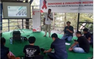 BNNK Balikpapan - Tim Balikpapan Task Force HIV AIDS Pertamina Hulu Mahakam (PHM). menggandeng BNNK Balikpapan mengadakan Sosialisasi Bahaya Narkoba