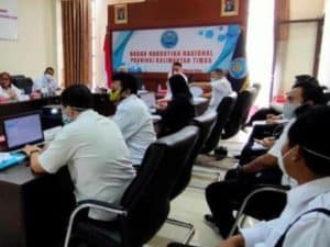 BNNP Kaltim - Badan Narkotika Nasional Provinsi Kalimantan Timur Menggelar Rapat Penyusunan Pagu Anggaran Tahun 2021.