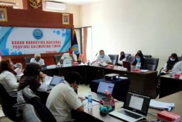 BNNP Kaltim - Badan Narkotika Nasional Provinsi Kalimantan Timur Menggelar Rapat Penyusunan Pagu Anggaran Tahun 2021.