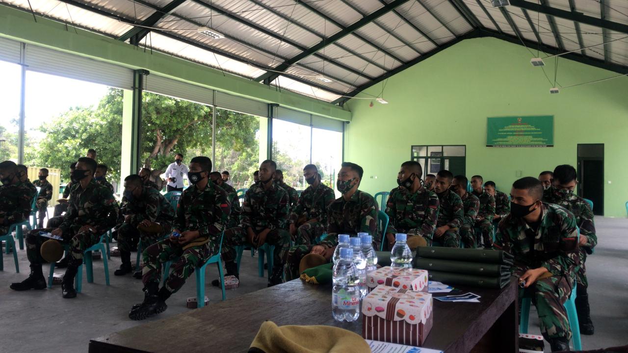 BNNP Kaltim - DENARHANUD-002 Kodam VI/MULAWARMAN, melaksanakan Uji Petik Pencegahan, Pemberantasan, Penyalahgunaan dan Peredaran Gelap Narkoba (P4GN) kerjasama dengan BNNK Kota Bontang