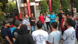 BNNP  – Kegiatan Bulan Suci Ramadhan Klien Membagikan Brosur Tentang Pencegahan Narkoba.