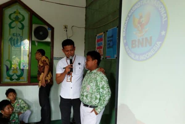 BNNK Samarinda memberikan penyuluhan kepada 120 siswa dan siswi SD Negeri 021 Jalan Meranti, Sungai Kunjang,Tentang Bahaya Narkoba