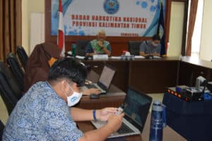 Kalimantan Timur - Spirit Dan Keberlangsungan Penanganan Ancaman Narkoba Di Era Tatanan Kehidupan Normal Baru (New Normal), BNNP kaltim mengikutin Musyawarah Perencanaan Tahunan BNN Tahun 2020 Melalui Virtual,