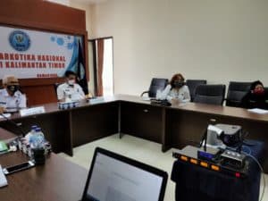 Kalimantan Timur - Spirit Dan Keberlangsungan Penanganan Ancaman Narkoba Di Era Tatanan Kehidupan Normal Baru (New Normal), BNNP kaltim mengikutin Musyawarah Perencanaan Tahunan BNN Tahun 2020 Melalui Virtual,