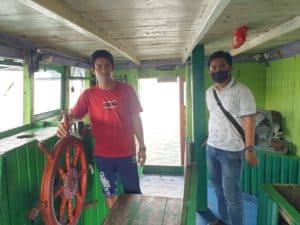 BNNP Kalimantan Timur - Amankan Kapal Laut KLM RAHMI JAYA IV GT 55 di perairan laut kota bontang di duga terlibat Dalam jaringn narkoba antar Pulau