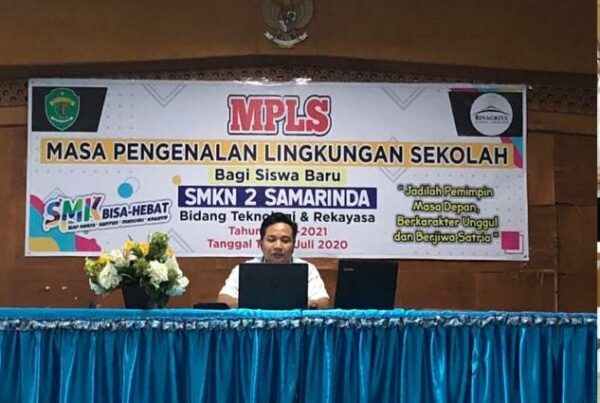 BNNP Kaltim - pengenalan lingkungan sekolah mengalami perubahan, perubahan tersebut dikarenakan adanya wabah virus corona atau covid -19 sehingga pelaksaannya berubah dengan menggunakan pola secara vitual .