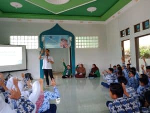 BNNP Kaltim _ Kuliah Kerja Mahasiswa  ( KKM ) Intitute Agama islam Samarinda  Menggelar kegiatan Sosialisasi Bahaya Narkoba.