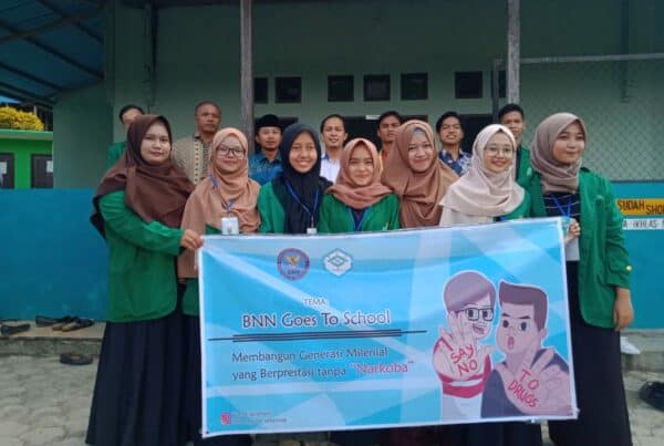 BNNP Kaltim _ Kuliah Kerja Mahasiswa  ( KKM ) Intitute Agama islam Samarinda  Menggelar kegiatan Sosialisasi Bahaya Narkoba.