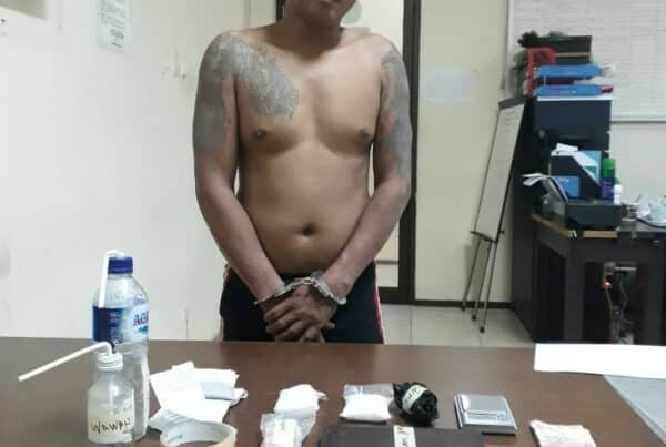 BNNP – Amankan Warga Amburawang Dengan Barang  Bukti  Narkotika  Jenis  Sabu Sabu 100 Gram