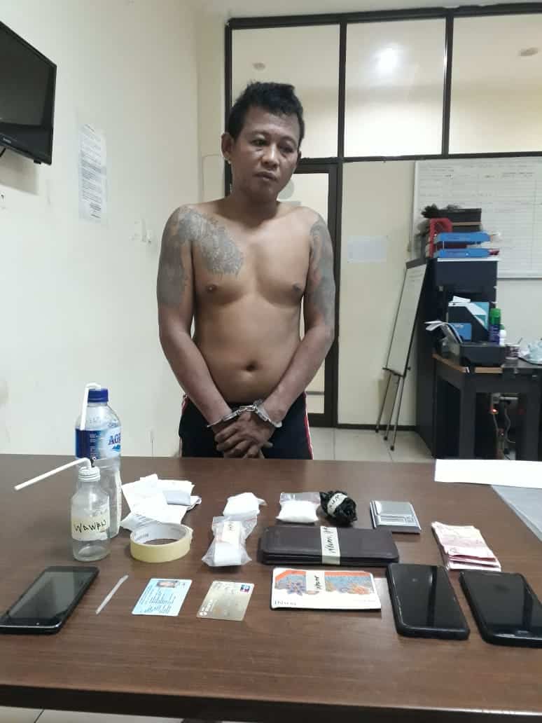 BNNP – Amankan Warga Amburawang Dengan Barang  Bukti  Narkotika  Jenis  Sabu Sabu 100 Gram