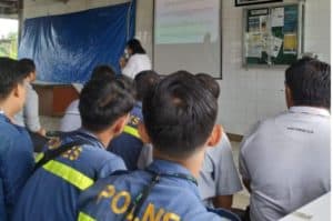 BNNP Kaltim - Bulan K3 ( Kesehatan dan Keselamatan Kerja ), guna meningkatkan keselamatan dan kesehatan kerja PT. Trakindo Utama, Tbk Samarinda Bersama BNNP kaltim melaksanakan Sosialisasi P4GN.