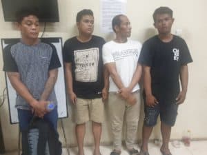 BNNP Kaltim - Amankan Lima Pelaku diduga kejahatan Narkoba di Muara Jawa Satu Orang Bandar DS Alias Joker ..