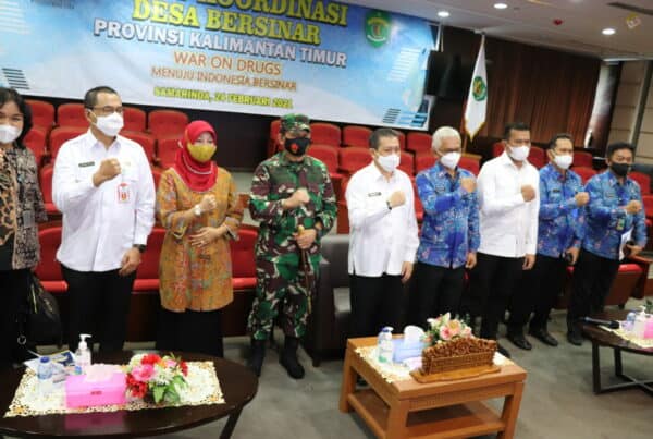 Ketua Tim PKK Noor Baiti Isran Noor Menilai Pemberantasan Narkoba Dimulai Dari Dalam Keluarga Siap Mendukung Desa Bersinar.