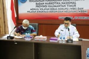 Perang Terhadap Narkoba BNNP Kalimantan Timur Melaksanaan Nota Kesepahaman MOU (Memorandum Of Understanding) Dengan Kementerian Agama Kota Samarinda .