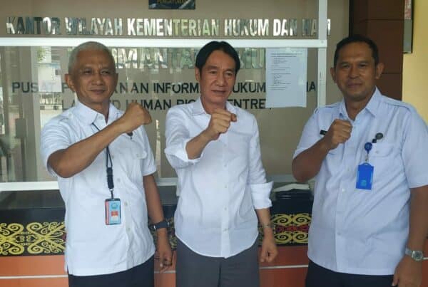 Kepala Kantor Wilayah Kementerian Hukum dan Hak Asasi Manusia Kaltim, SOFYAN, S.Sos., S.H., M.H. Sepakat Mendukung BNNP Kaltim Dalam memberatas Narkoba Didalam Rutan Dan Lapas
